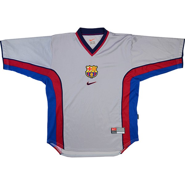 Camiseta Barcelona 2ª Retro 1998 2001 Gris